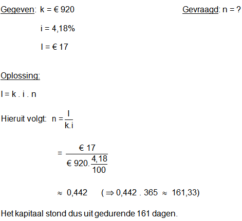 financiële algebra