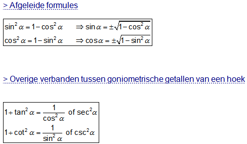 hoofdformule