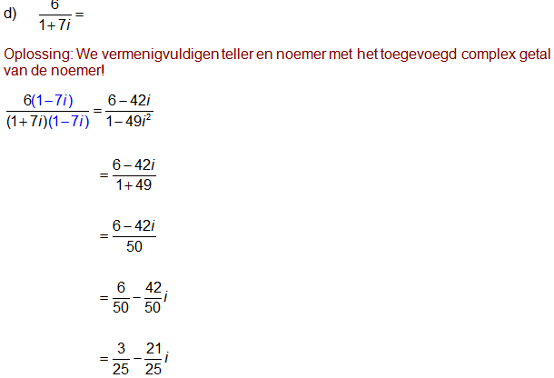 toegevoegd complex getal