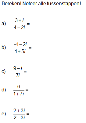 complexe getallen delen