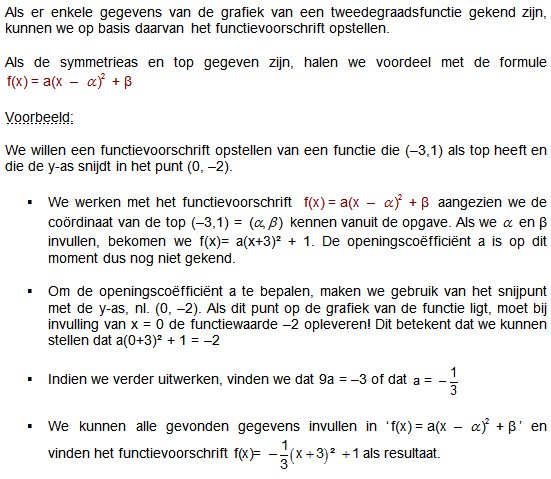 opstellen functievoorschrift